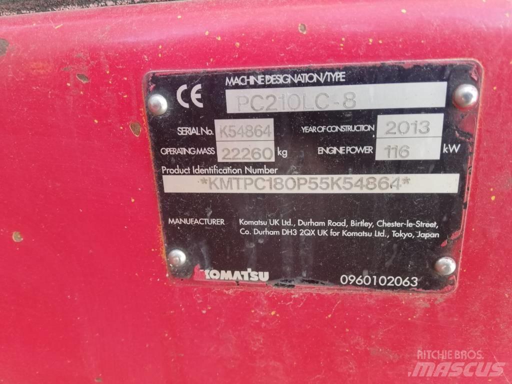 Komatsu PC 210-8 Telakaivukoneet
