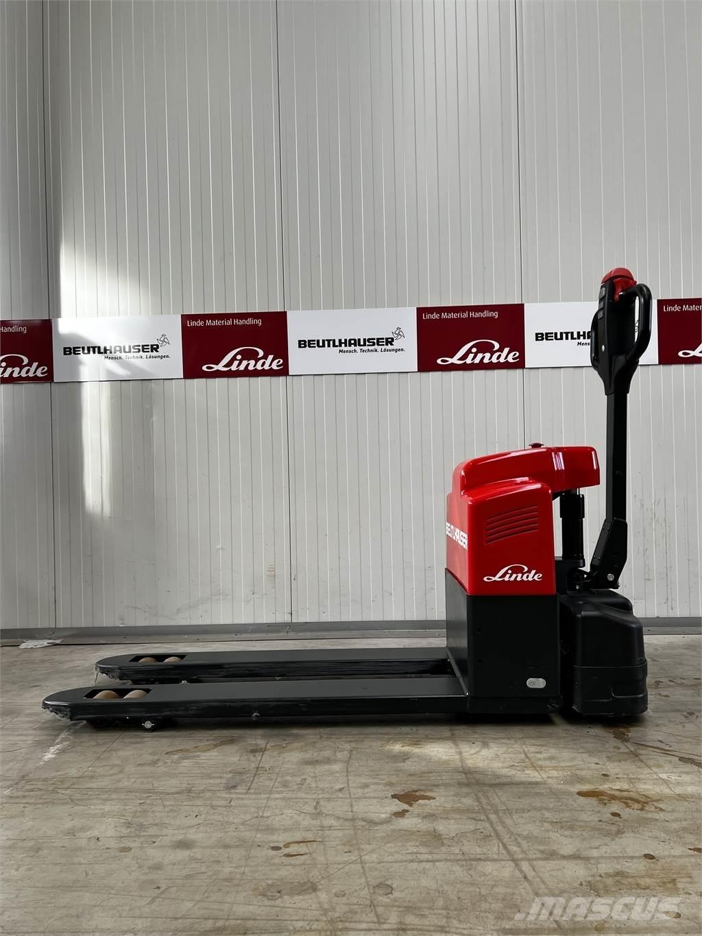 Linde MT15 Käyden ajettavat pinoamistrukit