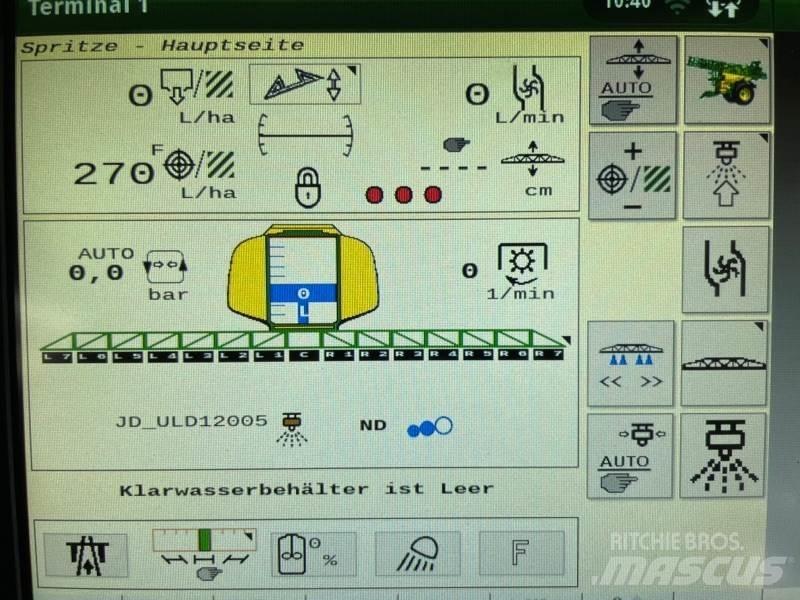 John Deere R740i Hinattavat ruiskut