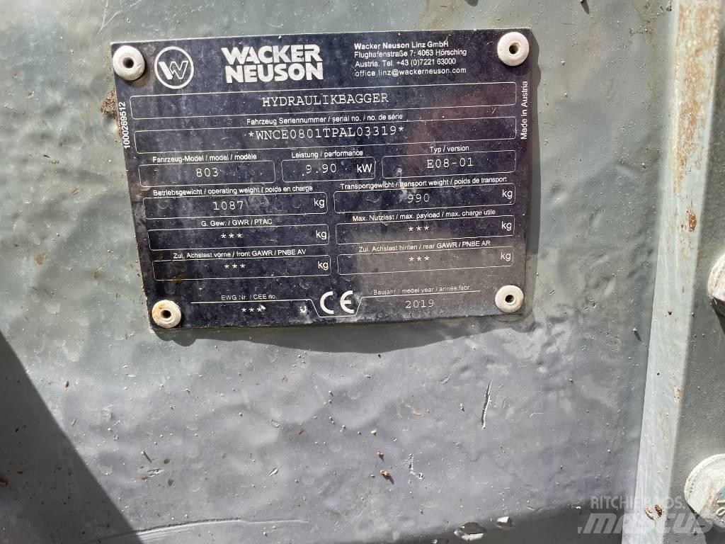 Wacker Neuson 803 Minikaivukoneet < 7t