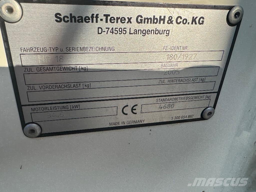 Terex HR 18 Minikaivukoneet < 7t