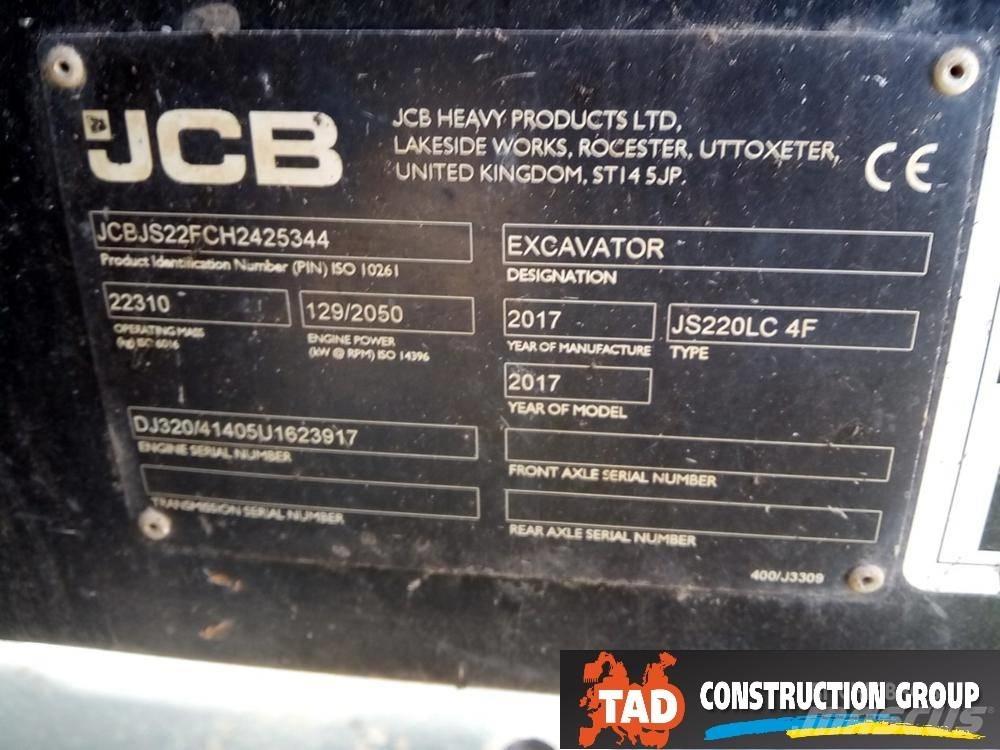 JCB JS 220 LC Telakaivukoneet