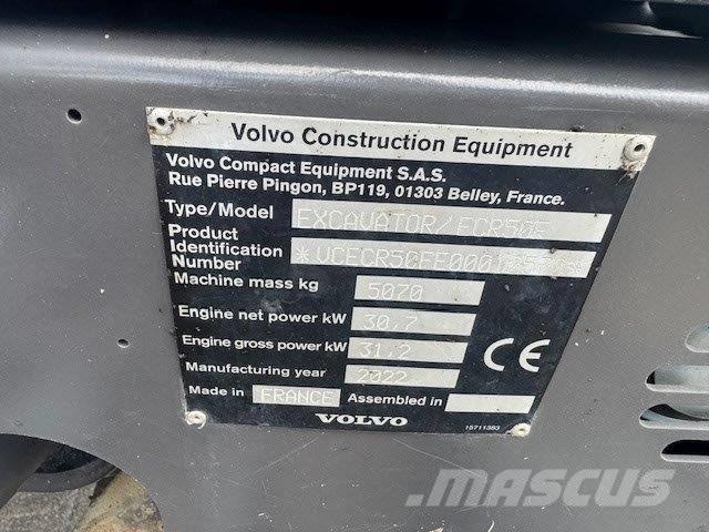 Volvo ECR50F Minikaivukoneet < 7t