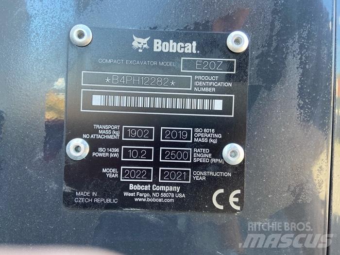 Bobcat E20z Minikaivukoneet < 7t
