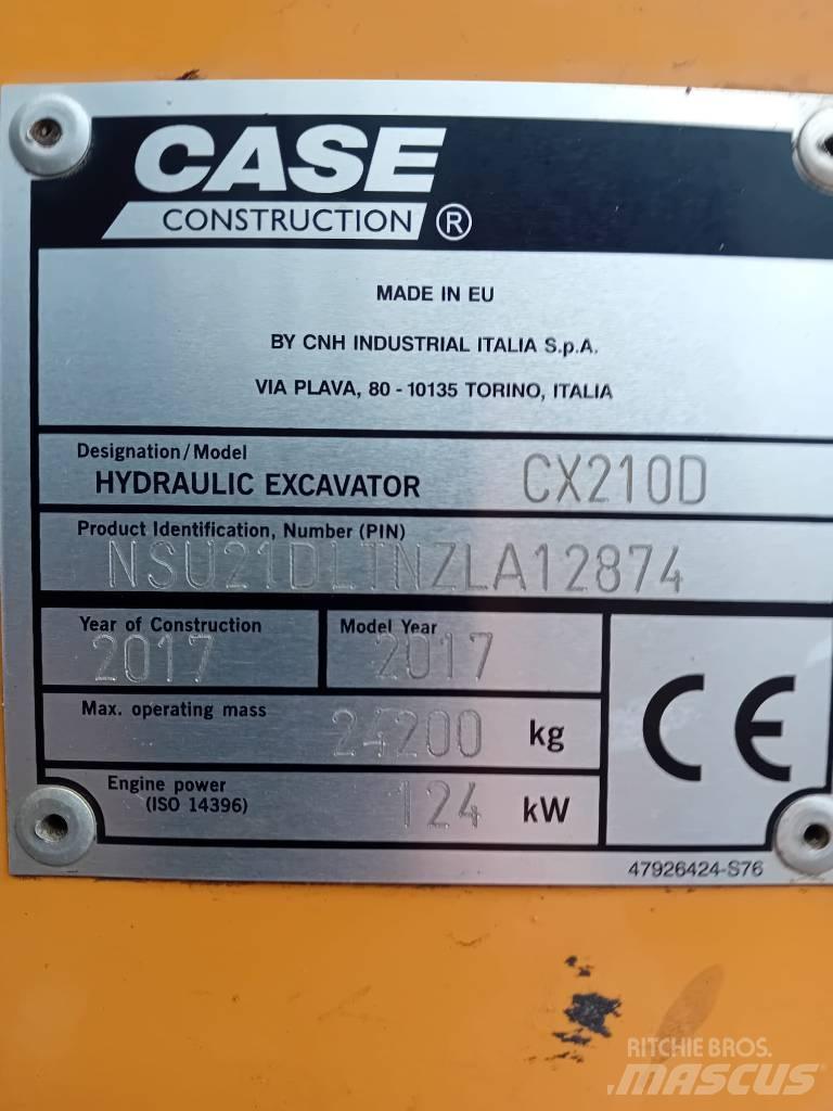 CASE CX 210 D Telakaivukoneet