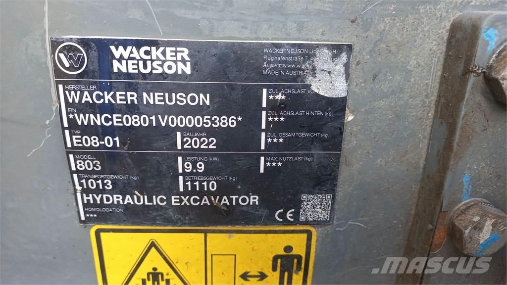Wacker Neuson 803 Telakaivukoneet