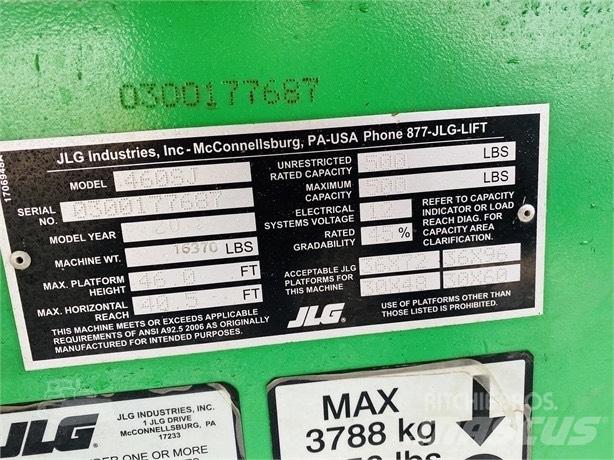 JLG 460 SJ Teleskooppipuominostimet