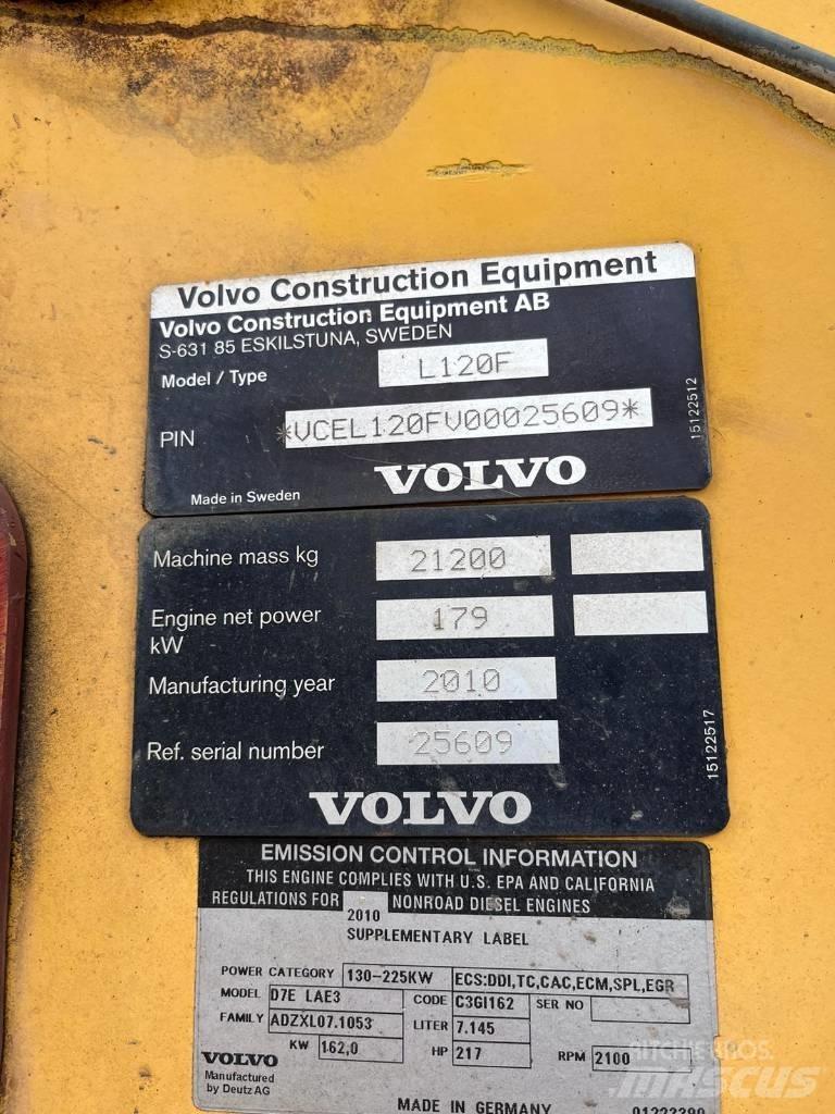 Volvo L 120 F Pyöräkuormaajat