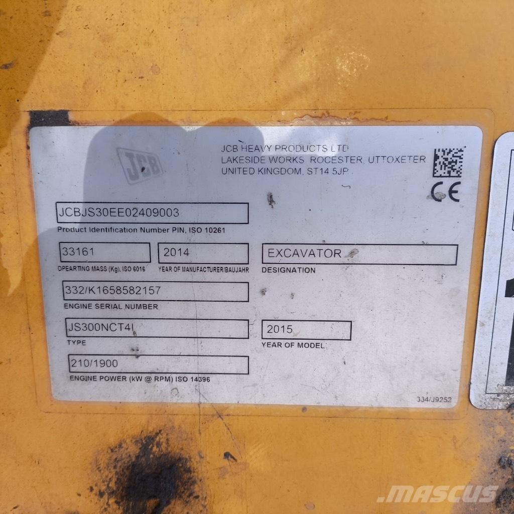 JCB JS 300 Telakaivukoneet