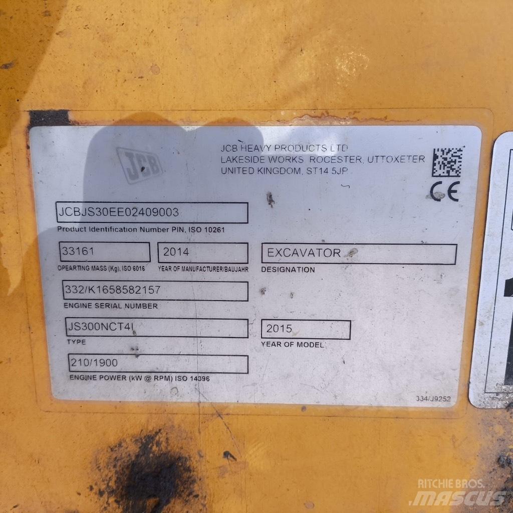 JCB JS300nc Telakaivukoneet