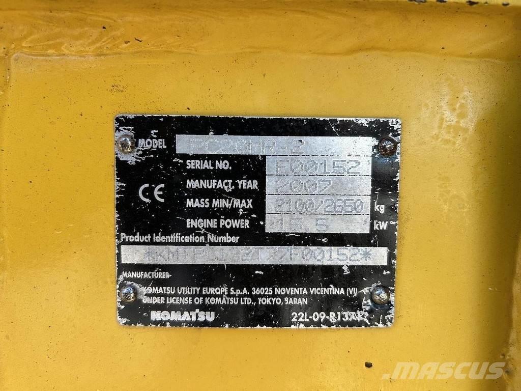 Komatsu PC20MR-2 Minikaivukoneet < 7t