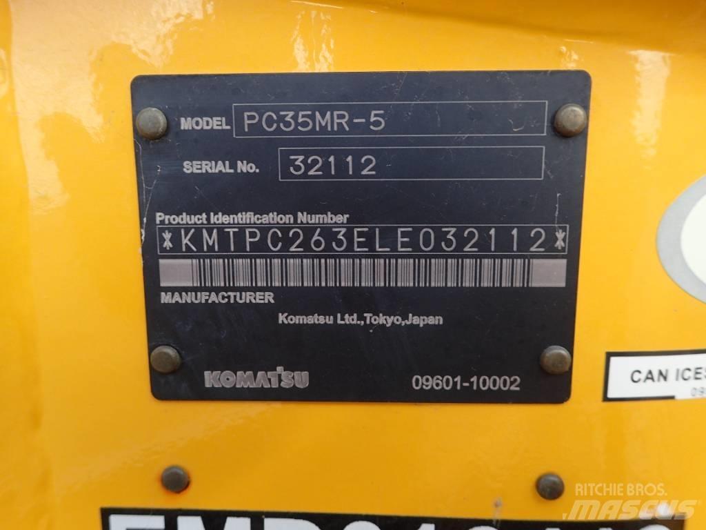 Komatsu PC35MR-5 Minikaivukoneet < 7t