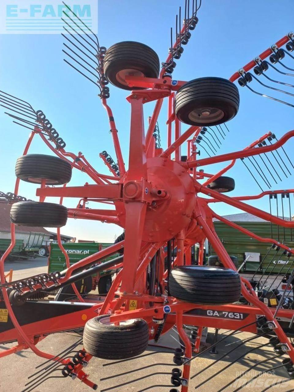 Kuhn ga 7631 Pöyhimet ja haravat