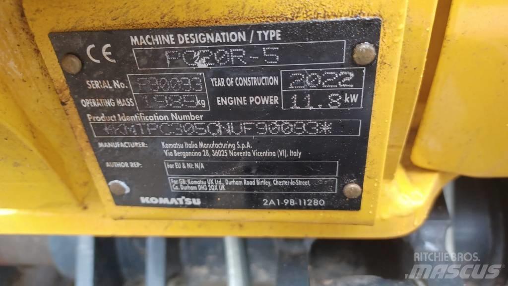 Komatsu PC 20 MR-5 Minikaivukoneet < 7t
