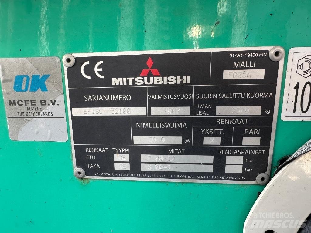 Mitsubishi FD25N Dieseltrukit