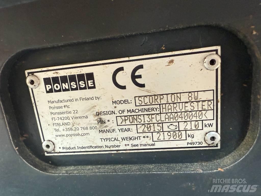 Ponsse SCORPION 8W Harvesterit