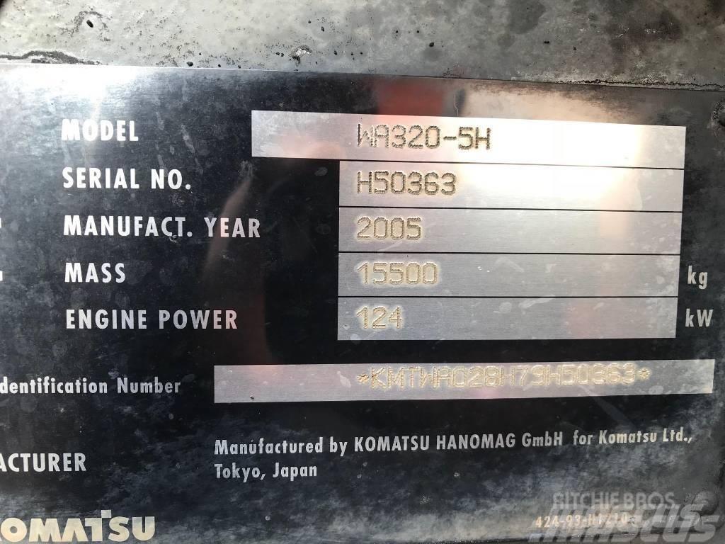 Komatsu WA320-5H Pyöräkuormaajat