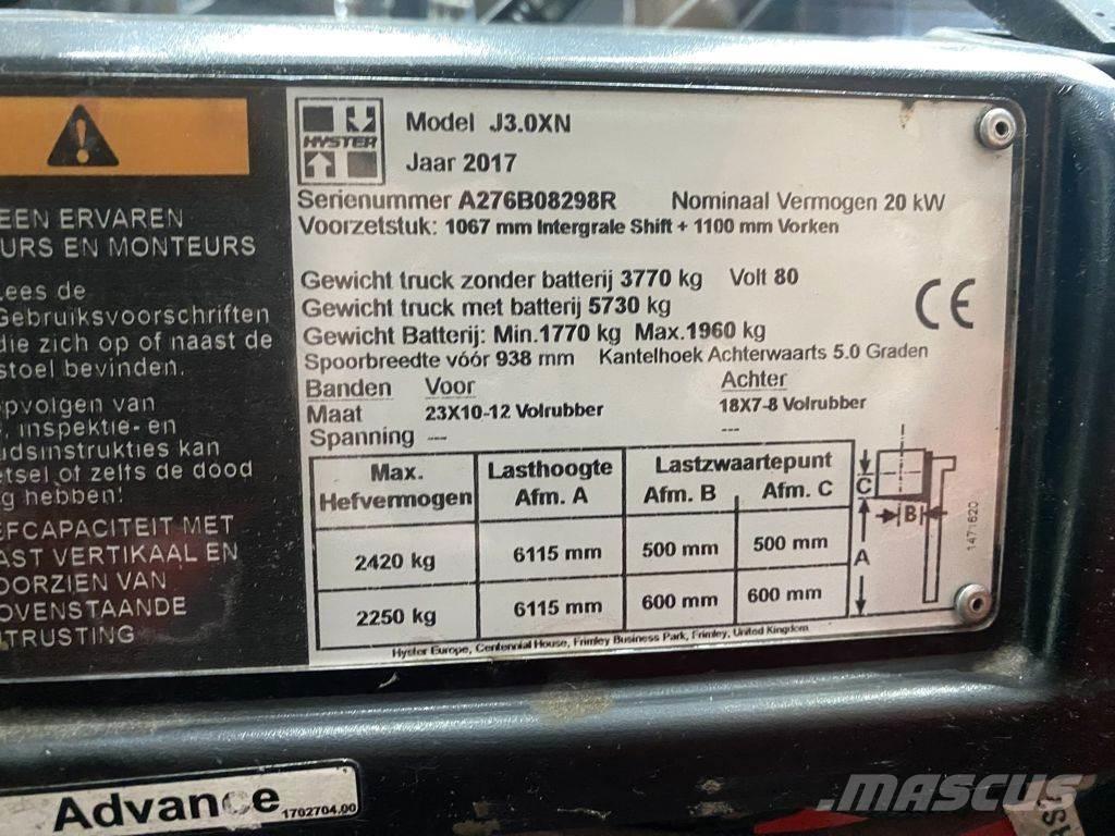 Hyster J3.0XN Sähkötrukit