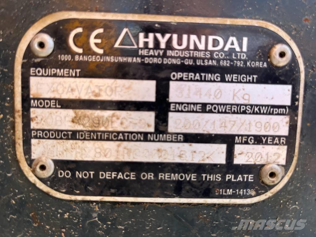 Hyundai Robex 290-9 Telakaivukoneet
