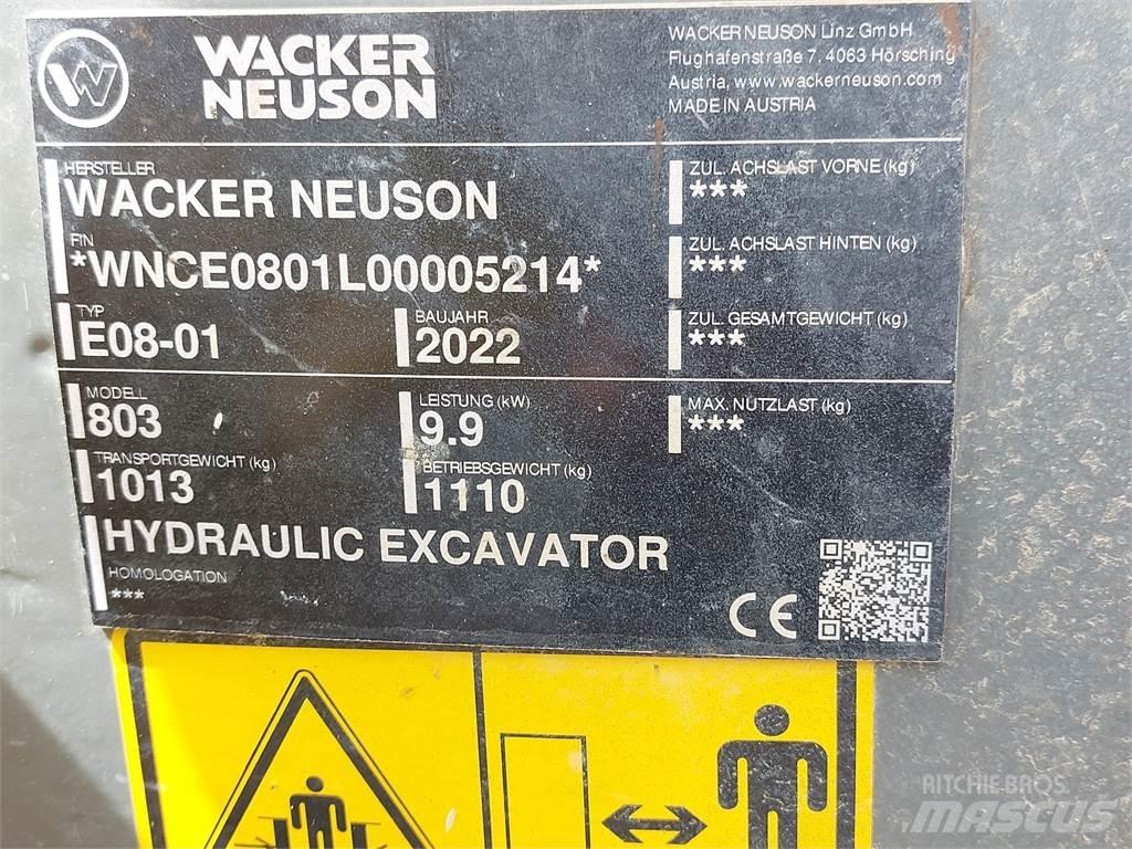 Wacker Neuson 803 Telakaivukoneet