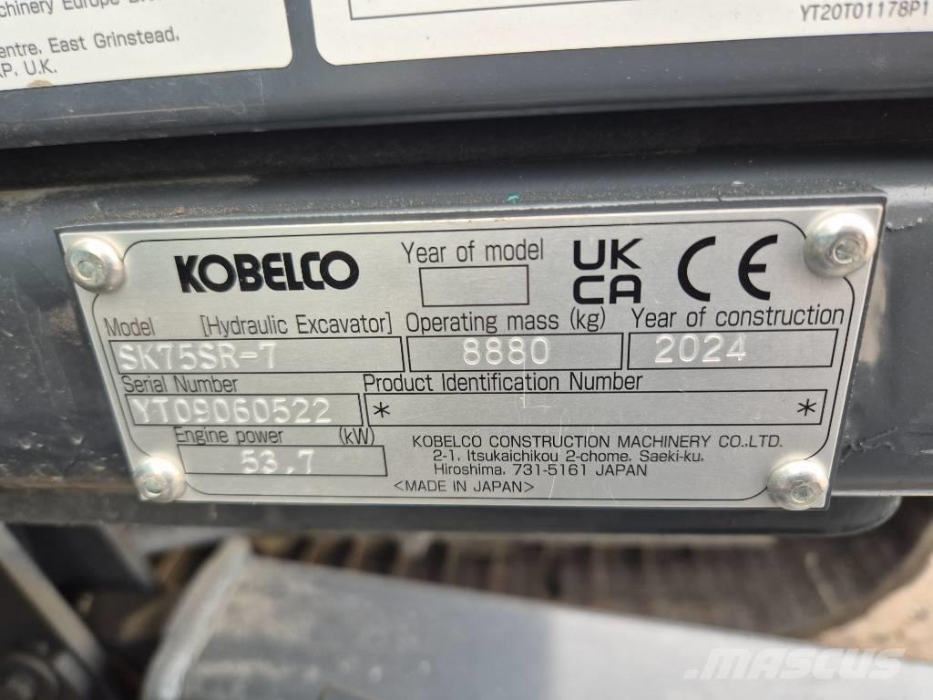 Kobelco SK75SR-7 Midikaivukoneet 7t - 12t