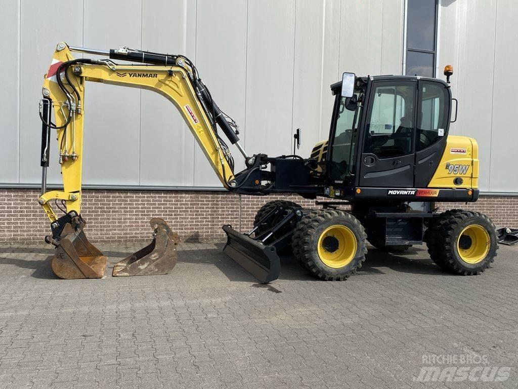 Yanmar B95W Pyöräkaivukoneet