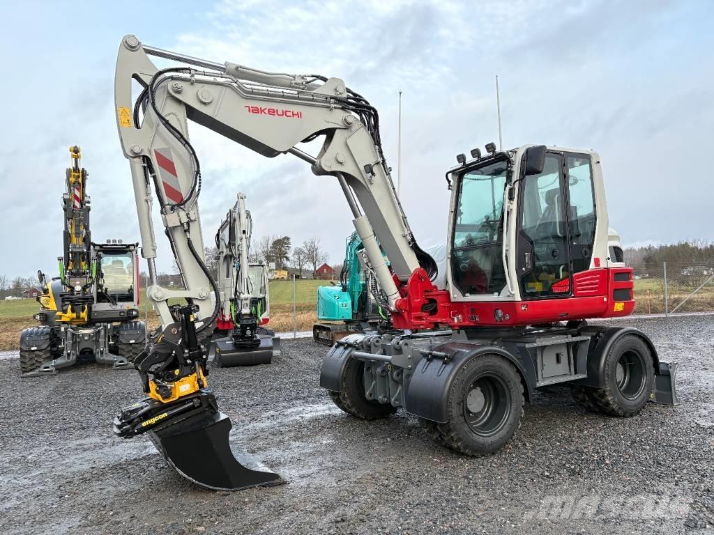 Takeuchi TB395W Pyöräkaivukoneet