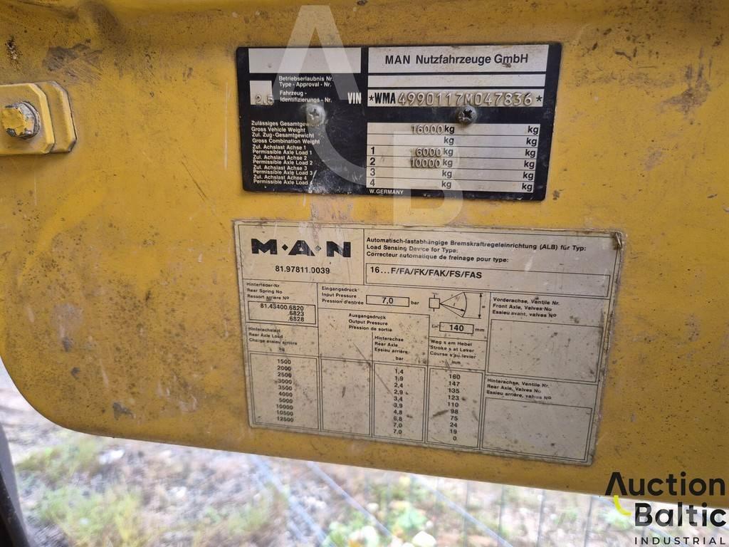 MAN 16.192 Sora- ja kippiautot