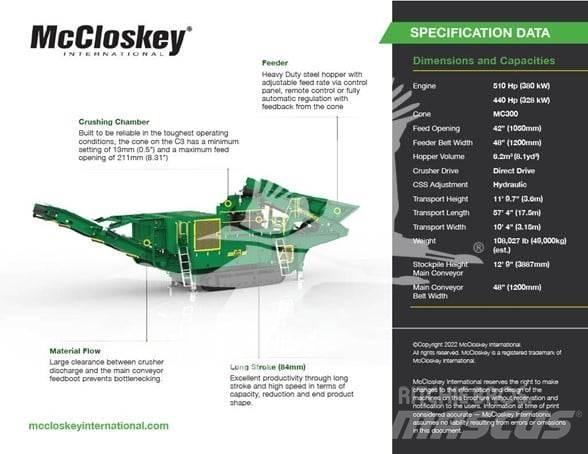 McCloskey C3 Murskaimet