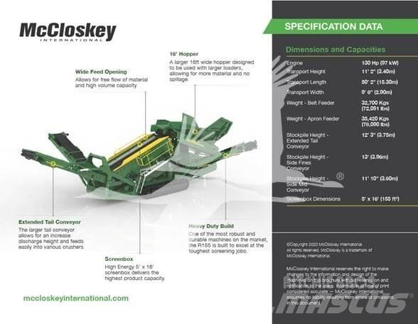 McCloskey R155 Seulat