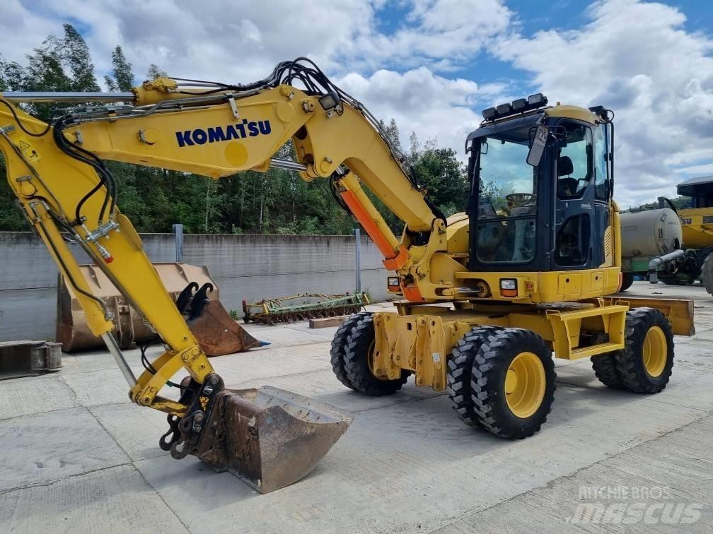 Komatsu PW 118 MR-8 Pyöräkaivukoneet