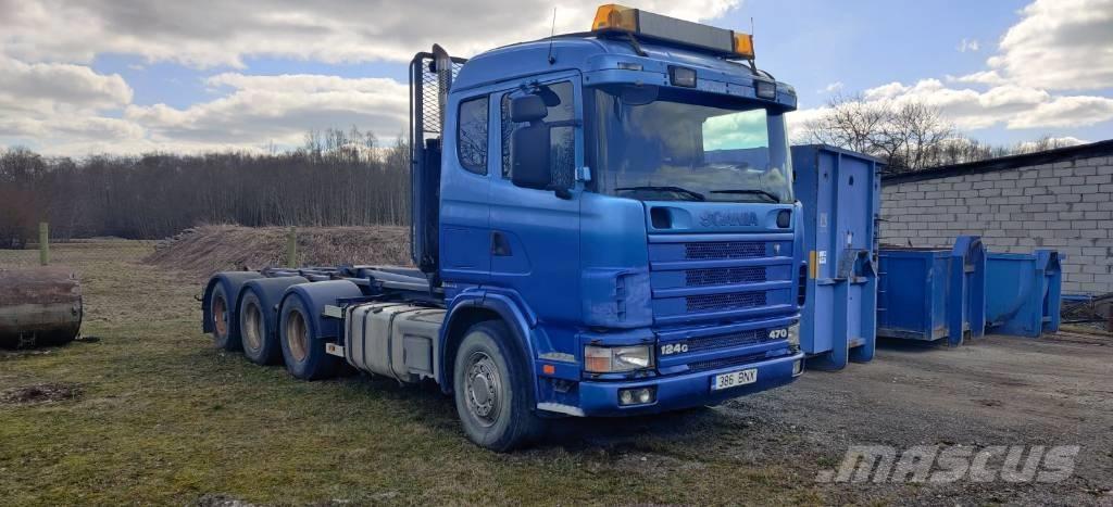 Scania R 124 GB6X4NA Sora- ja kippiautot