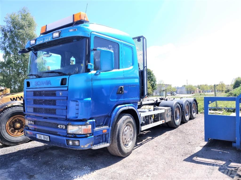 Scania R 124 GB6X4NA Sora- ja kippiautot