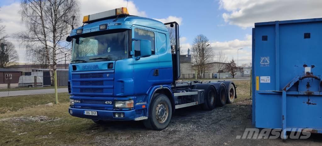 Scania R 124 GB6X4NA Sora- ja kippiautot