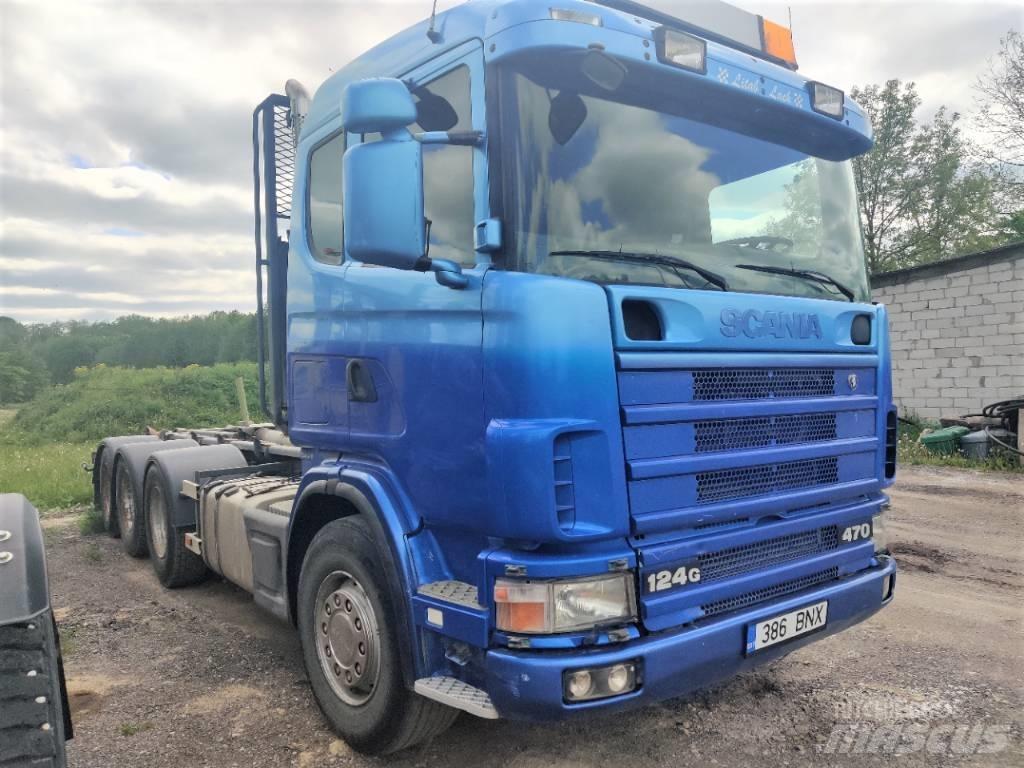 Scania R 124 GB6X4NA Sora- ja kippiautot
