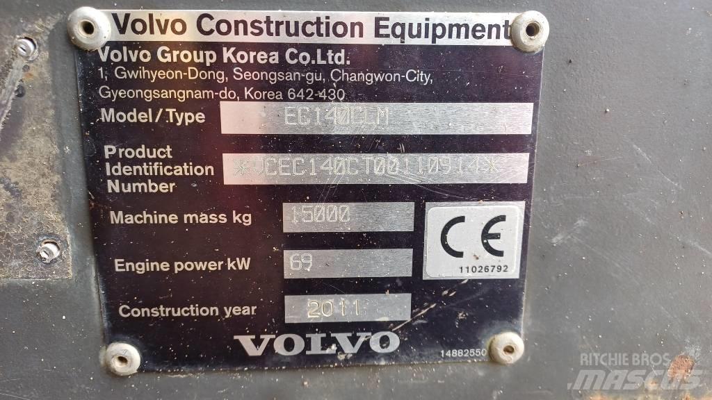 Volvo EC 140 C L M Telakaivukoneet