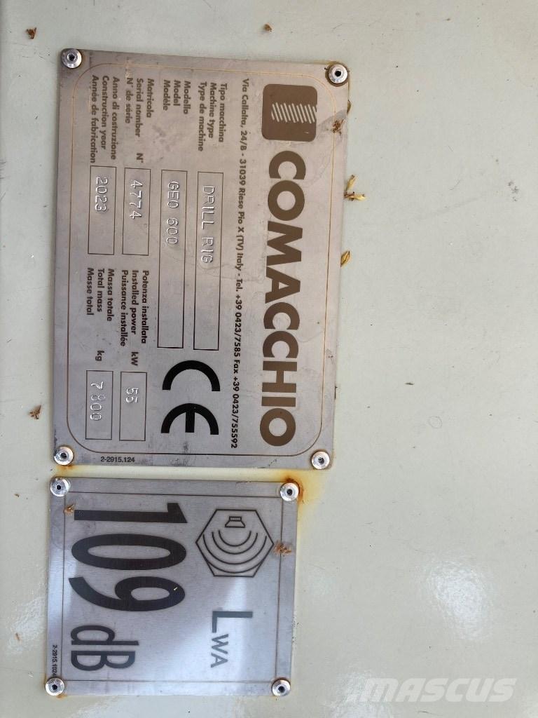 Comacchio Geo600 Kaivonporauslaitteet