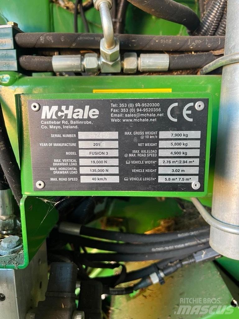 McHale Fusion 3 Plus Pyöröpaalaimet