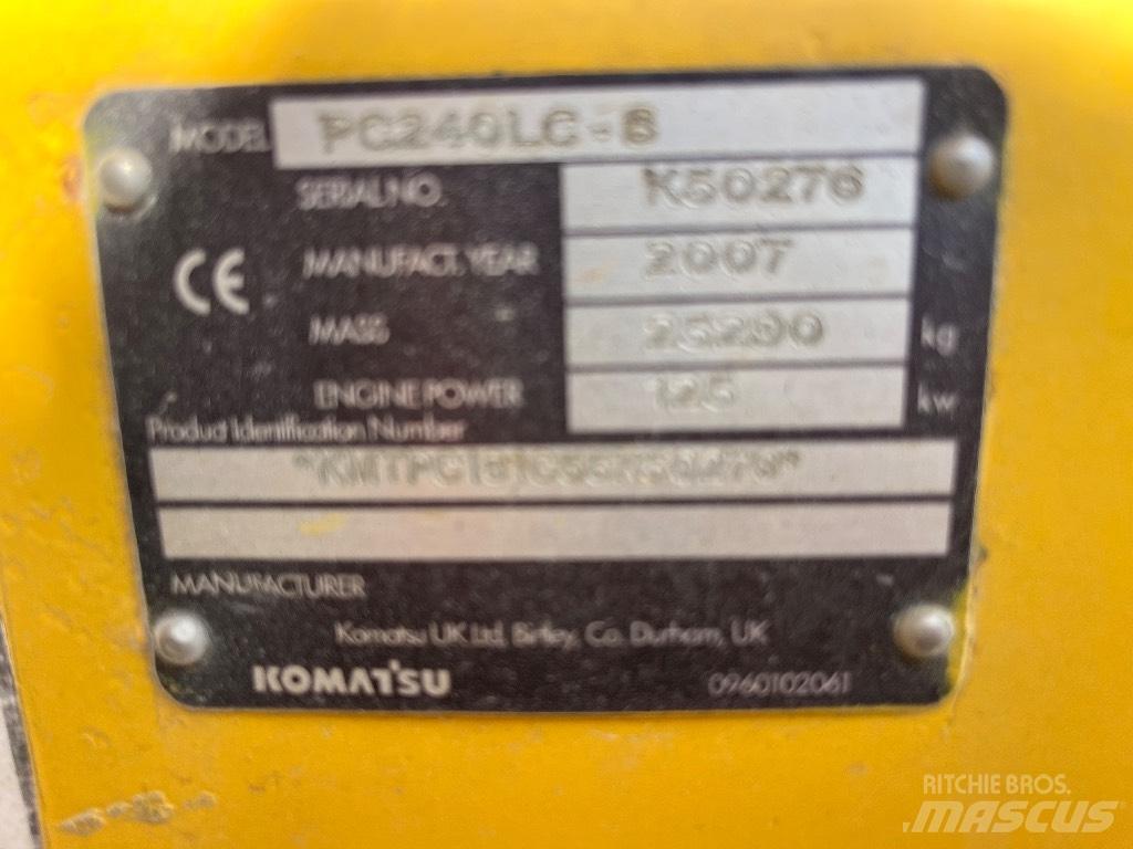 Volvo Pc240-7 Telakaivukoneet
