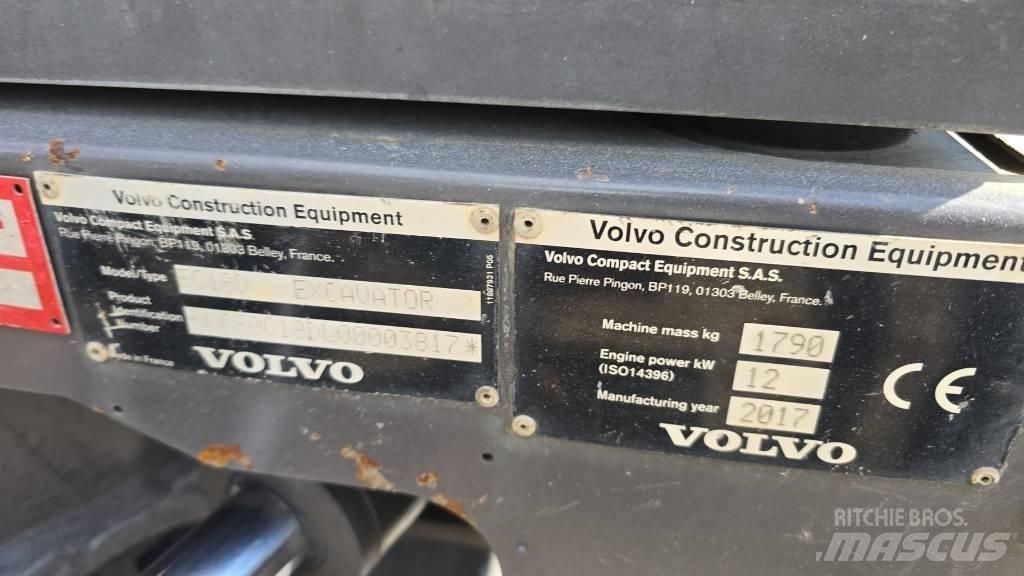 Volvo EC 18 Minikaivukoneet < 7t
