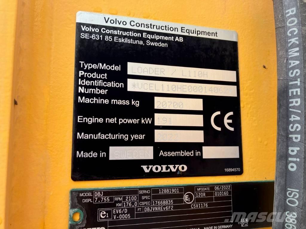 Volvo L 110 H Pyöräkuormaajat
