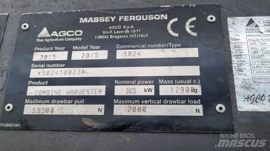 Massey Ferguson 9380 Leikkuupuimurit