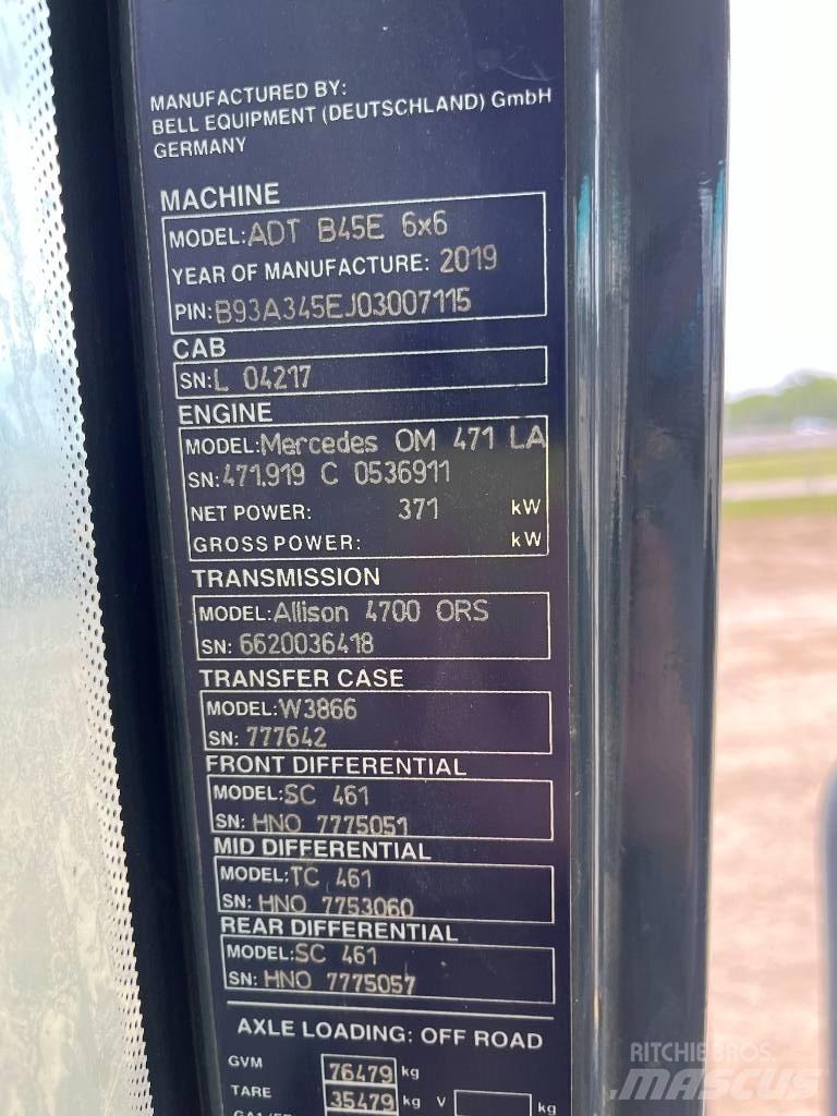 Bell B45E Dumpperit