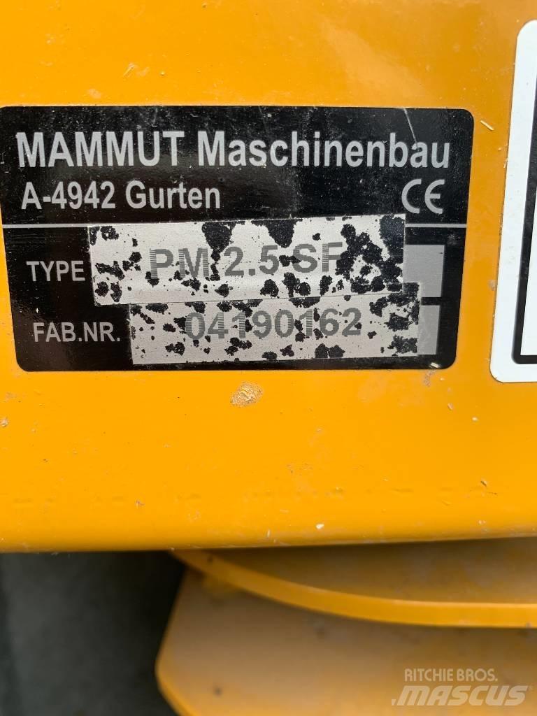 Mammut PM 2.5 SF Heinä- ja tuorerehukoneiden tarvikkeet