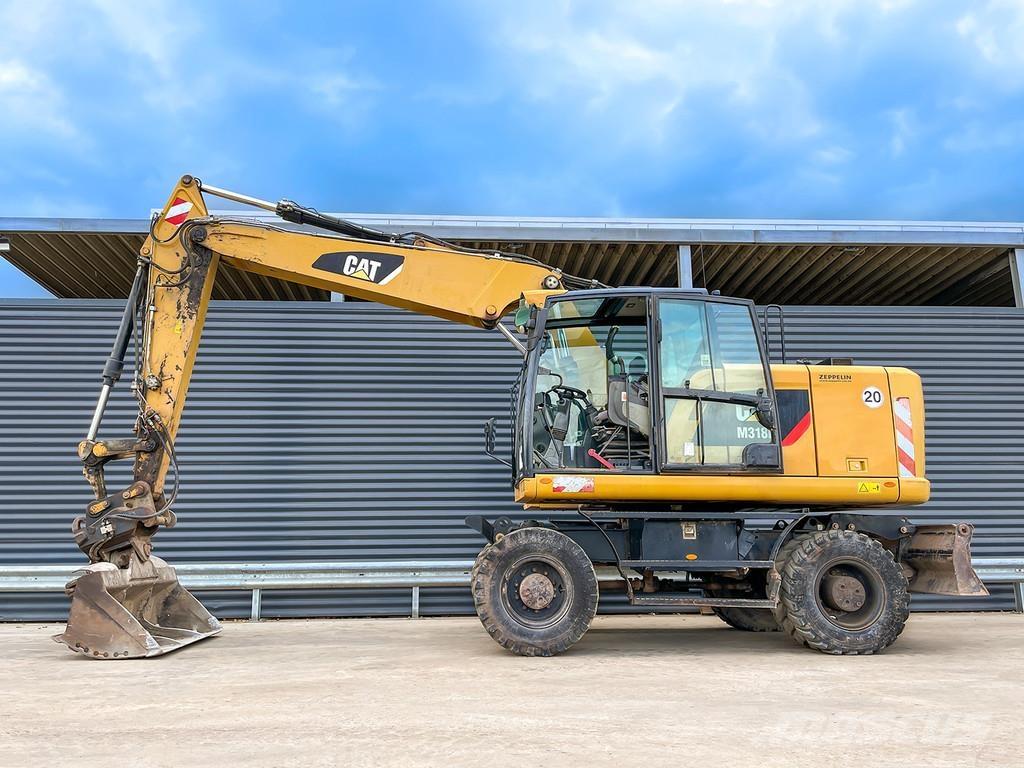 CAT M318F Pyöräkaivukoneet