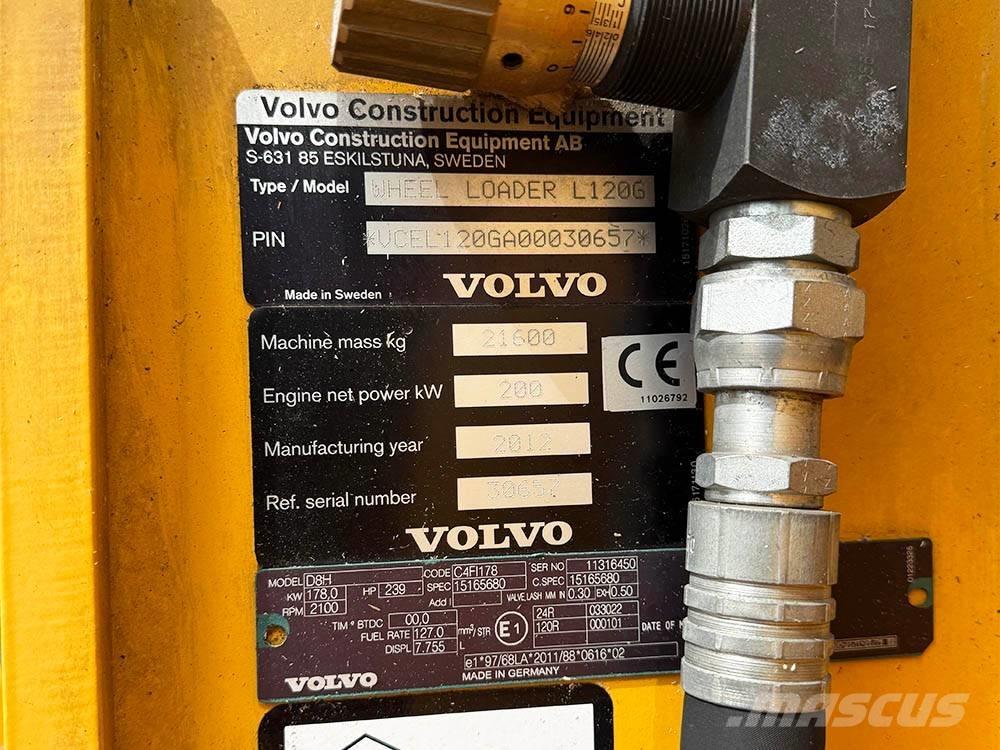 Volvo L 120 G Pyöräkuormaajat