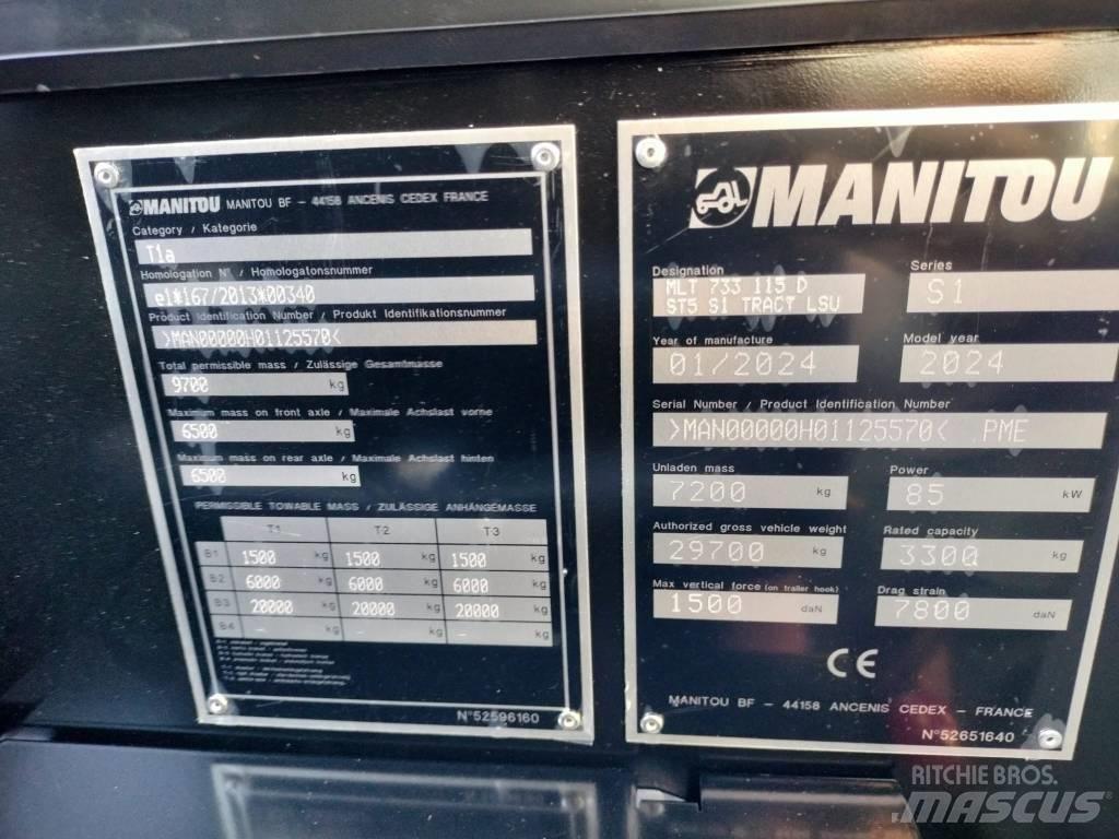 Manitou MLT733 Maatalouskurottajat