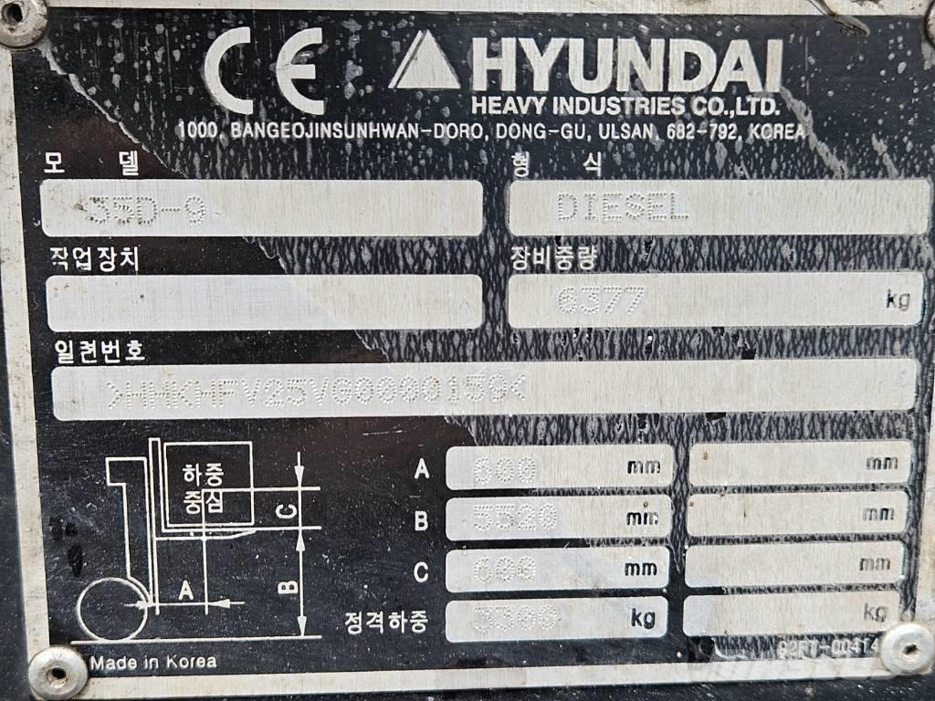 Hyundai 35d-9 Dieseltrukit