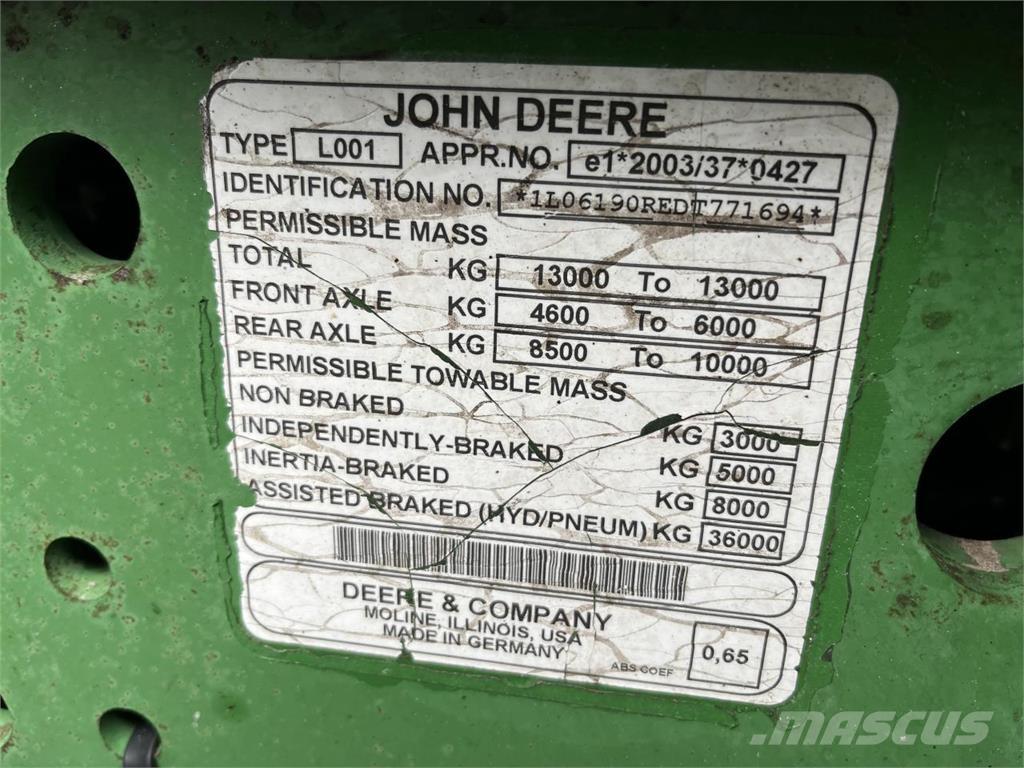 John Deere 6190R Traktorit