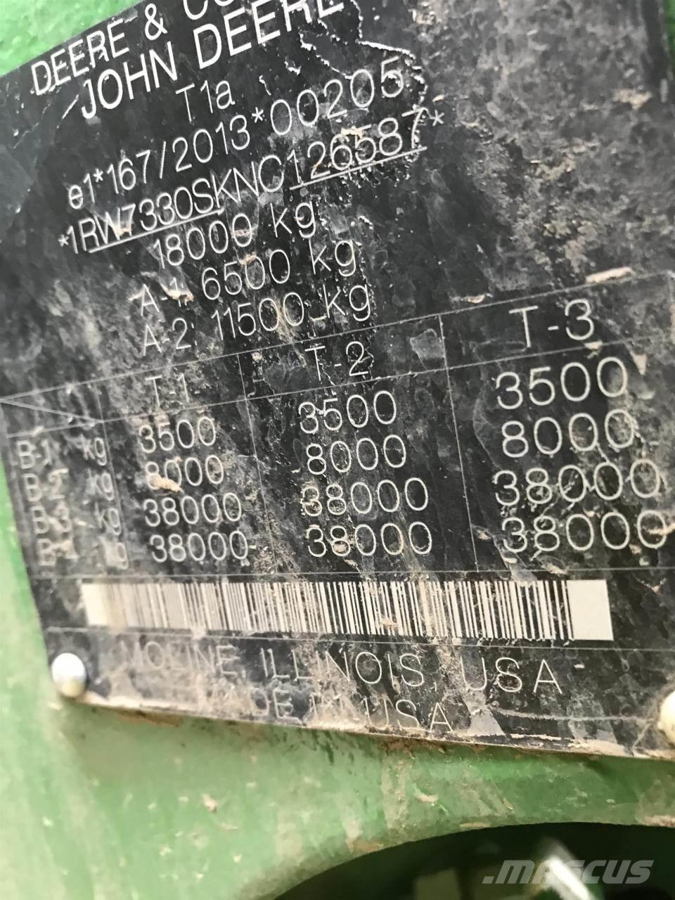 John Deere 7R 330 Traktorit